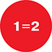   1 = 2.   ?